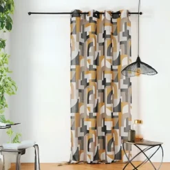 Voilage tamisant esprit seventies