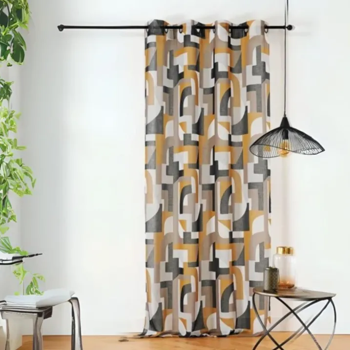 Voilage tamisant esprit seventies