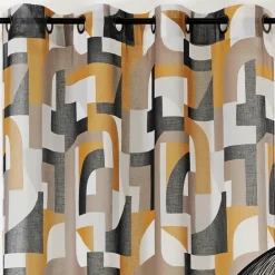 Voilage tamisant esprit seventies