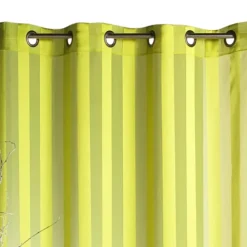 Voilage tissé à rayures verticales ton sur ton