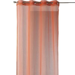 Voilage uni en maille filet