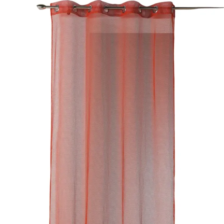 Voilage uni en maille filet