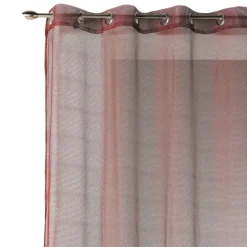 Voilage uni en maille filet