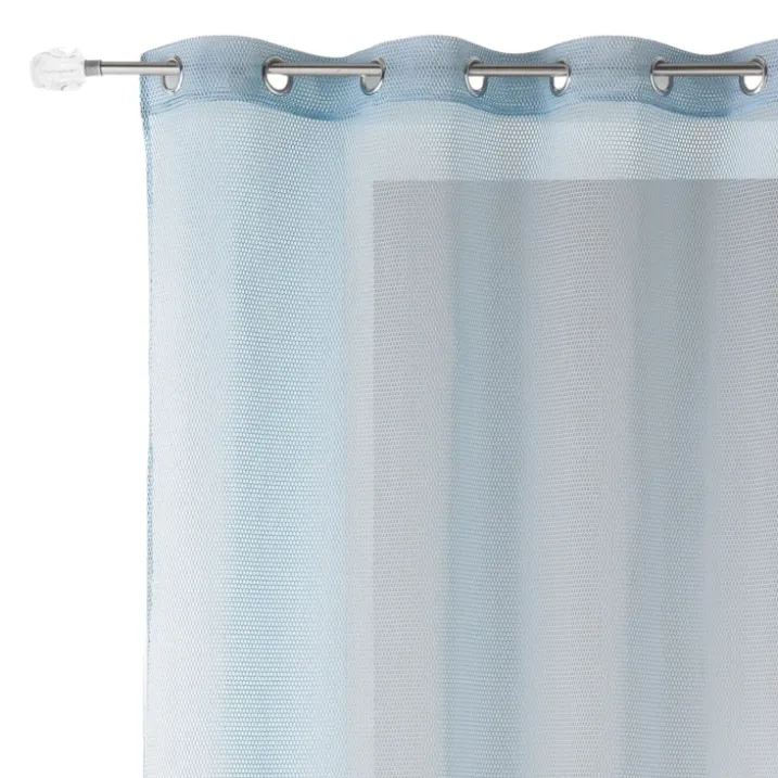 Voilage uni en maille filet